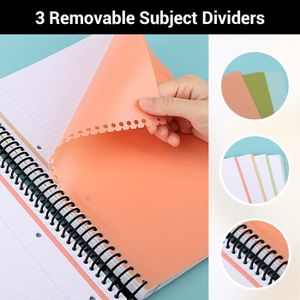 Lot De 3 Porte-vues A4 40 Pochettes Eco-eco - Noir - 50% Recyclé Porte Vue Spirale A4