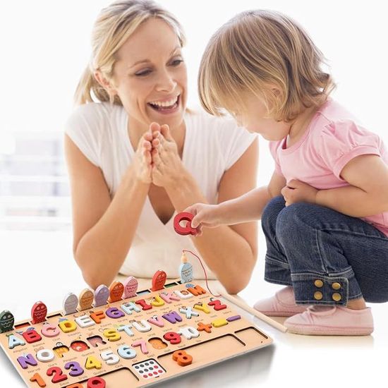 Jeu Montessori En Bois NOREO – Tri Couleurs, Motricité Fine, 3-6 Ans – Avec Boules, Gobelets, Cuillère
