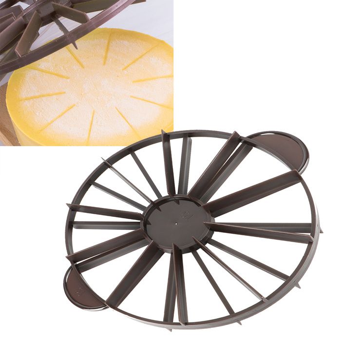 Séparateur De Gâteau Rond – Divise En 10 Ou 12 Parts égales – Outil De Cuisson Pratique – Diamètre 26,8 Cm