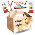 Ballotin Plaisir d'Offrir et son assortiment de 100 chocolats KINDER Schokobons, Mini Bueno, Country et Maxi-0