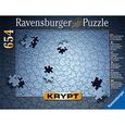 Puzzle 654 pièces - Ravensburger - Krypt argent - Pour enfants à partir de 10 ans - Dimensions 70 x 50 cm-0