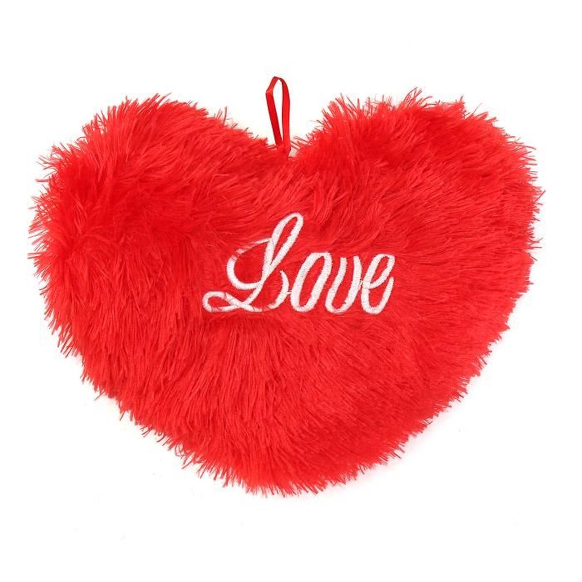 Coussin Péluche Géant En Forme De Coeur Amour Rouge Pr Idée