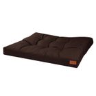 XIAOMI Lit pour chien BedDog® BENNY coussin confortable matelas pour chiens chats [CHOCOLATE (brun), (XXL) 111x89x10 cm]