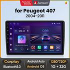 NONE BRAND 10 pouces Autoradio Android 13 Carplay voiture pour Peugeot 407 2004 - 2011 Écran Tactile GPS RDS WIFI Bluetooth Junsun