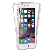 Coque Gel iPhone 7 ( 4,7 pouces) 360 degres Protection INTEGRAL Anti Choc , Etui Ultra Mince Transparent INVISIBLE iPhone 7 (4.7")
