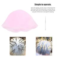 Bonnet de coloration des cheveux en silicone DRFEIFY - Rose - Taille unique