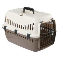 KERBL Box de transport Expedition pour chien - 48x32x32cm - Crème et taupe