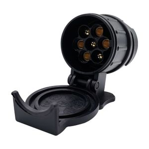 Adaptateur Prise Remorque Carpoint - 13 Vers 7 Broches, Avec Prise Allume-cigare 12V, Compact Et Pratique