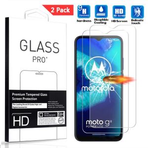 FILM PROTECT. TÉLÉPHONE [2 Pack] Verre Trempé Motorola Moto G8 Power Lite 