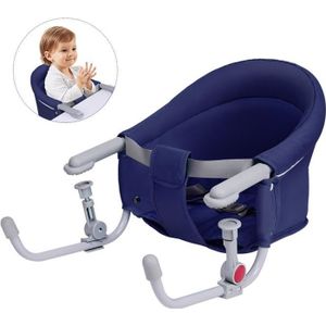 Costway Siege De Table Bebe A Partir De 6 Mois Tissu Lavable Clip De Fixation Pliable A Plat Charge Jusqu A 15kg Bleu Cdiscount Puericulture Eveil Bebe