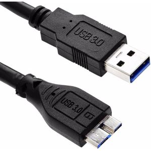 Lindy 1m USB 3.0 Cable Type A Male to Micro-B Male Black 31991