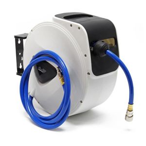 DÉVIDOIR - ENROULEUR Dévidoir de tuyau à air comprimé 15m Automatique Enrouleur pneumatique