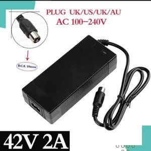 CHARGEUR DE BATTERIE Chargeur de batterie,Chargeur 36V RCA 10mm,connect