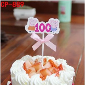 Serviette De Bain Peppa Cochon Fete Decoration Jouet Enfant Cupcake Gateau Topper Pour Garcon Joyeux Anniversaire Fete Type B Cdiscount Maison