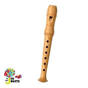 FLÛTE À BEC Flute en bois instrument de musique pour enfant Jouet musical Moyen