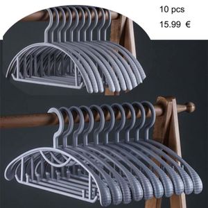 Ikea SPRUTTIG Lot de 20 cintres légers en plastique Noir 39 cm [153] -  Cdiscount Maison