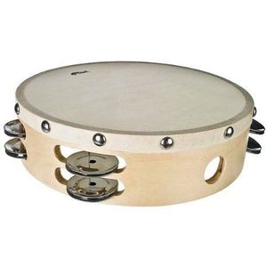 1 rangée simple cymbalettes peau naturelle 5 ans /& plus Tambourin rond mauve