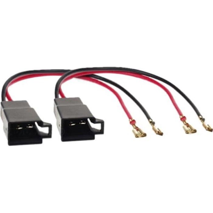 AERZETIX: 2 connecteurs adaptateurs Paire de Haut-parleurs