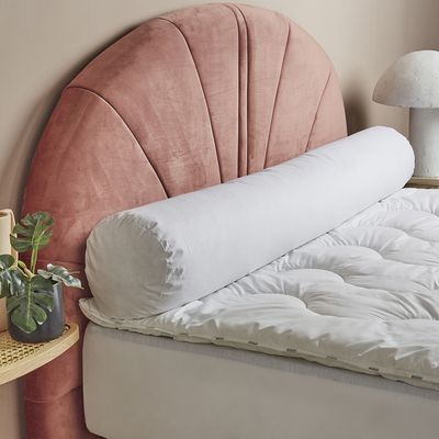 Traversin Plumes 120 Cm GRIZZ'LIT - 100% Plumes De Canard Français, Enveloppe Coton