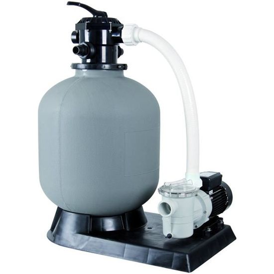 Kit de filtration à sable Ubbink Poolfilterset 400 - 6m3/h - Vanne 6 voies - Garantie 2 ans