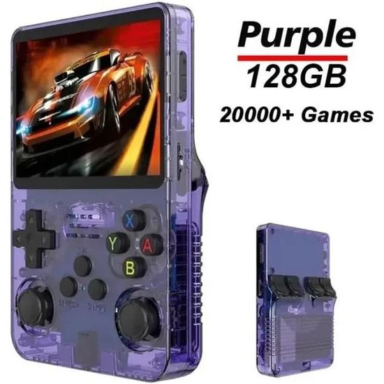 Console De Jeu Vidéo Rétro Portable Originale Arkos 2026 System R36S Avec Écran IPS De 3,5 Pouces 64G VS RGB20S VS MIYOO Carte SD 15000 Jeux