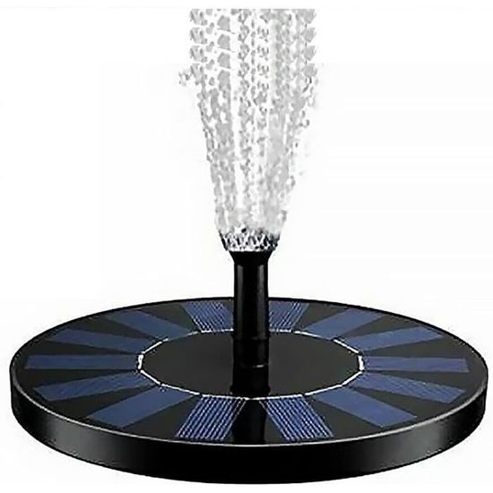 Fontaine Solaire Extérieur Flottante Pompe Bassin Solaire Avec 6 Buses Pour Bain Oiseaux Aquarium Jardin Fontaine 1 5w 97125538