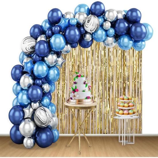 Kit De Décoration Halloween 125 Pièces Avec Arche De Ballons - Ballons Disco, Araignées, Fantômes - Pour Fête Et Toile De Fond Photo