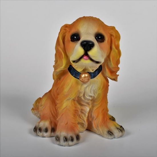 Sculptures En Bois Faites à La Main Pour Décoration D'intérieur, Famille Et Chiot - Sculpture Artisanale En Bois Pour La Maison, Le Bureau, Le Salon ( Femme Et Chien