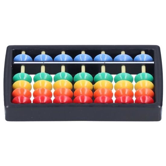 Boulier éducatif En Plastique Coloré – Outil Scolaire Pour Apprendre à Compter, 7 Perles Par Rangée - 3