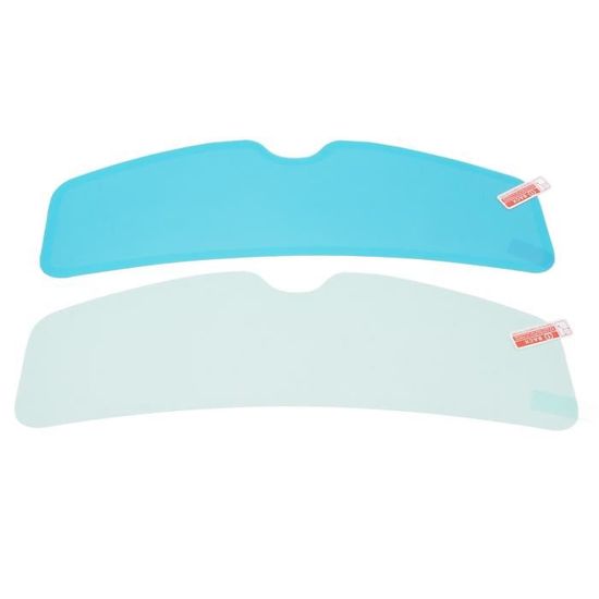 Film Anti-Buée Pour Visière Casque Moto – 9x3 Cm Transparent – Conduite Claire Par Pluie Ou Froid