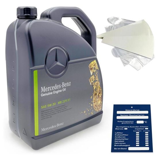 Mercedes-Benz - Olio Motore Originale 5W-40 MB 229.3 , 5 Litri - Foto 3