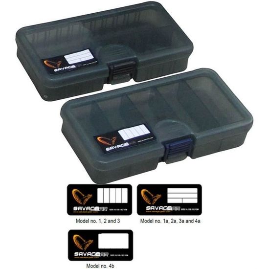 Boîte à Leurres Savage Gear Smoke 4B - Dimensions 21.4x11.8x4.5 Cm - Organisation Pêche - Neuf