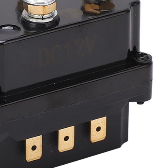 Kit Relais Treuil 12V 250A - Télécommande Incluse - Étanche Et Haute Performance