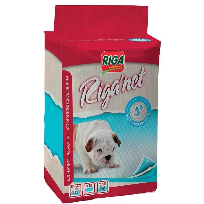 Riga - 3632 - Tapis de Propreté - Net pour Chiens par 12