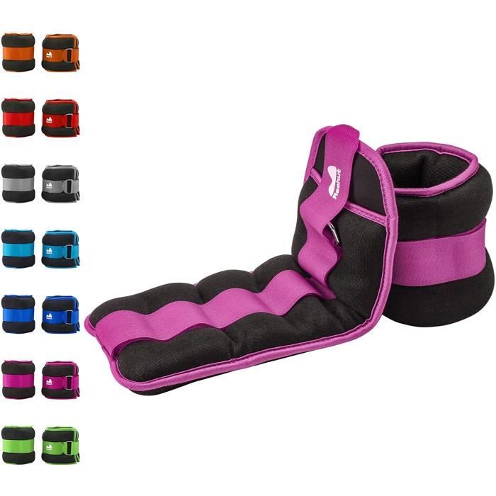 REEHUT Poids de Cheville et de Poignet Réglable violet- 1 Paire