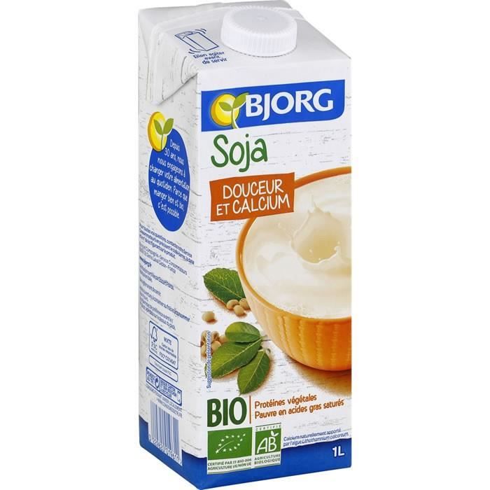 BJORG : Boisson bio à base de Soja UHT 1 L