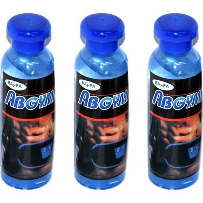 Lot de 3 gels conducteurs Abgymnic (3 x100ml) pour Ceinture Abdominale, Amincissante, electrostimulation Fitness