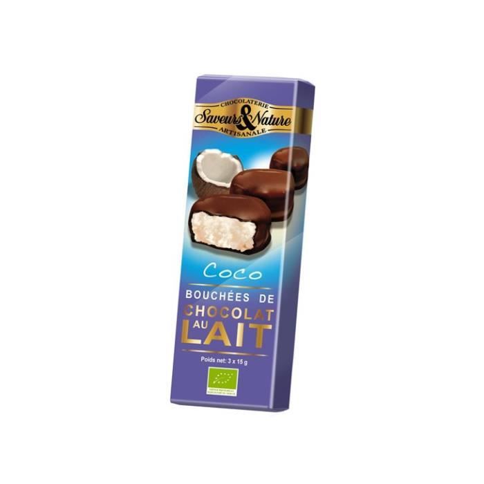 Saveurs & nature - Bouchées noix de coco (3x15gr)