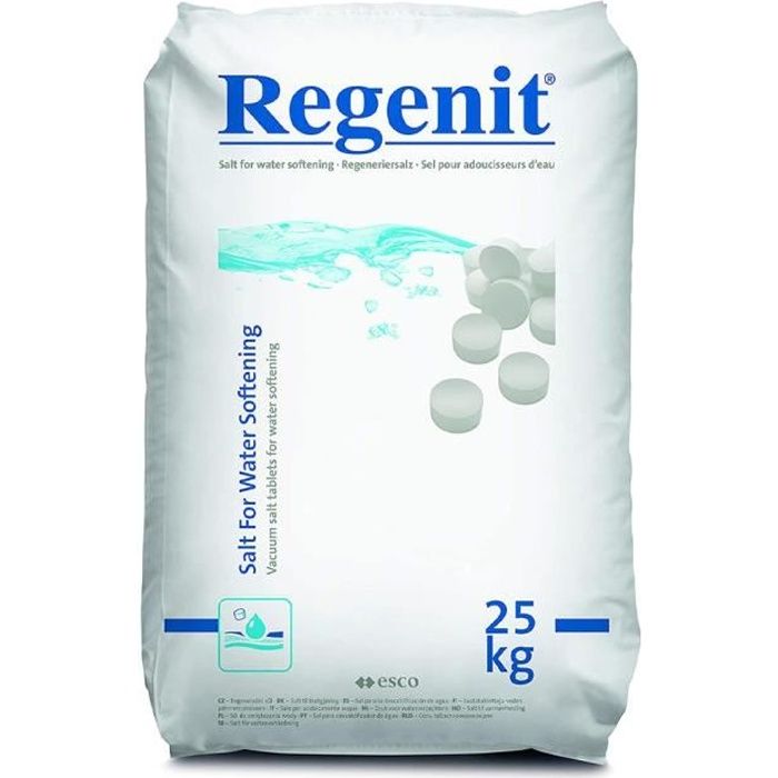 Sel pour traitement de l'eau de piscine 25kg