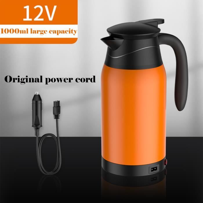 12V 1000ml voiture électrique chauffée tasse bouilloire eau tasse en acier voiture chauffage bouilloire - Sweenhuazi 631