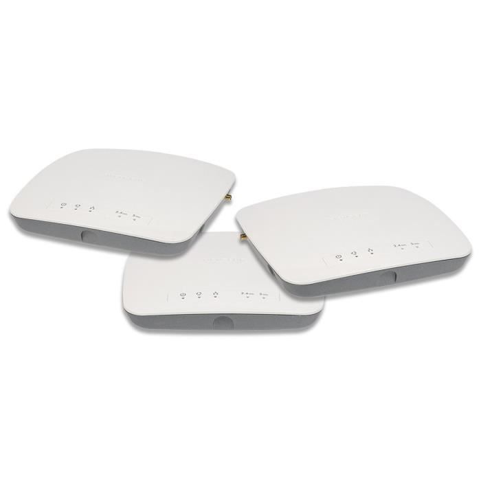 Netgear WAC730B03-10000S Pack de 3 points d'accès sans fil Dual Band 1700 Mbps Blanc