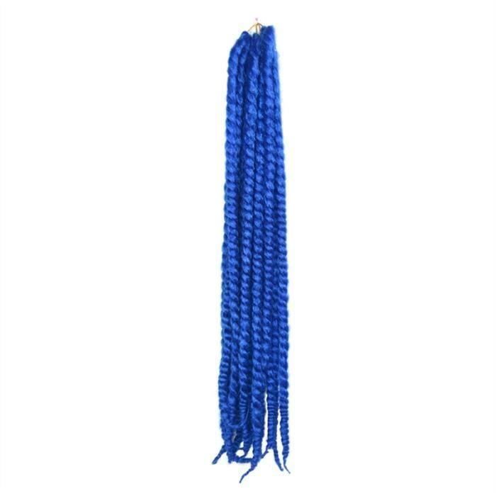 Extensions synthétiques de cheveux de tressage de crochet de cheveux de tressage de 24 pouces (BIUE2 #)