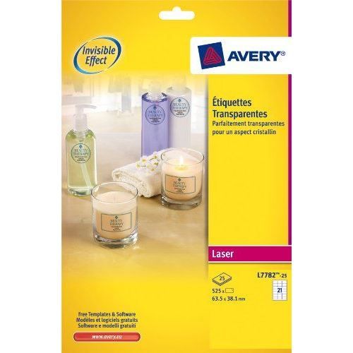 AVERY - L7782-25 - 525 étiquettes adhésives tra…
