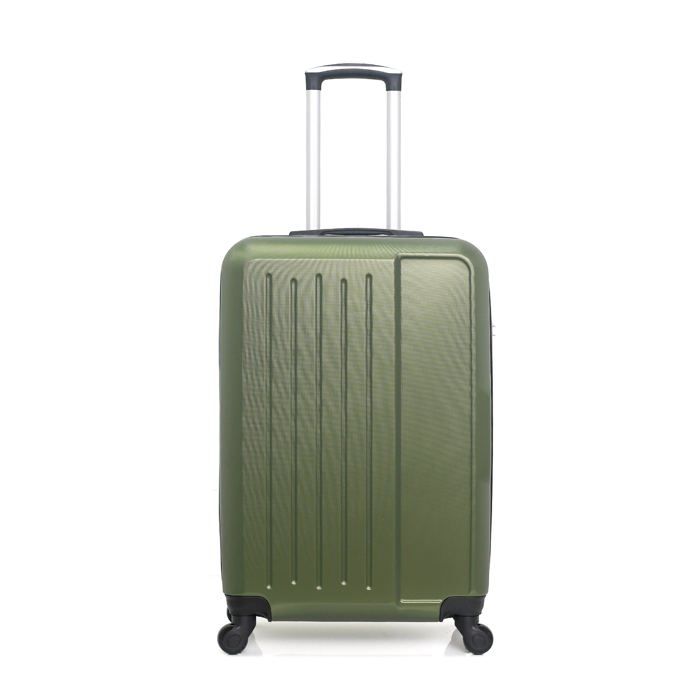 HERO – VALISE WEEK-END - ABS – 65cm – 4 roues – VESUVIO – KAKI