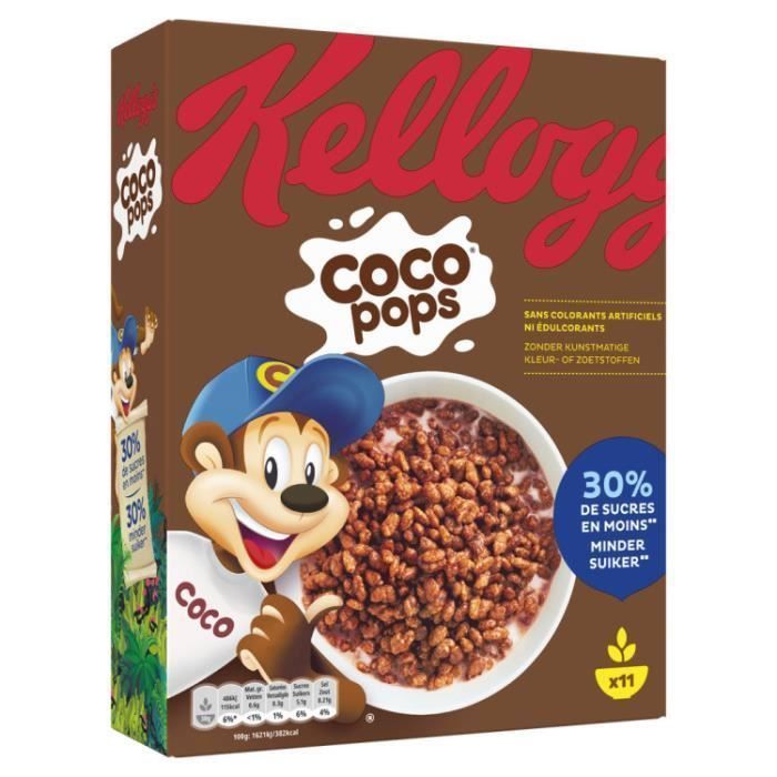 KELLOGG'S Céréales cocopops - 350 g