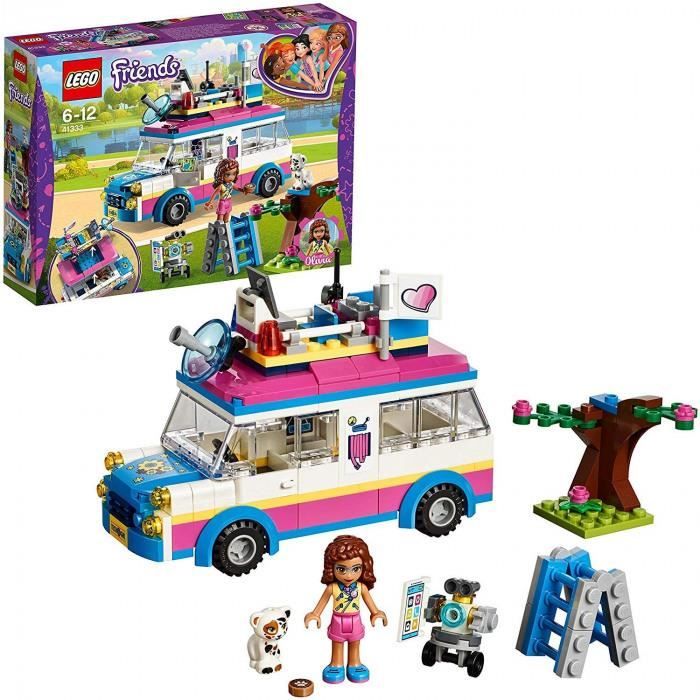 lego®-friends le véhicule de mission d'olivia jouet pour fille et garçon à partir de 6 ans et plus, 223 pièces 41333