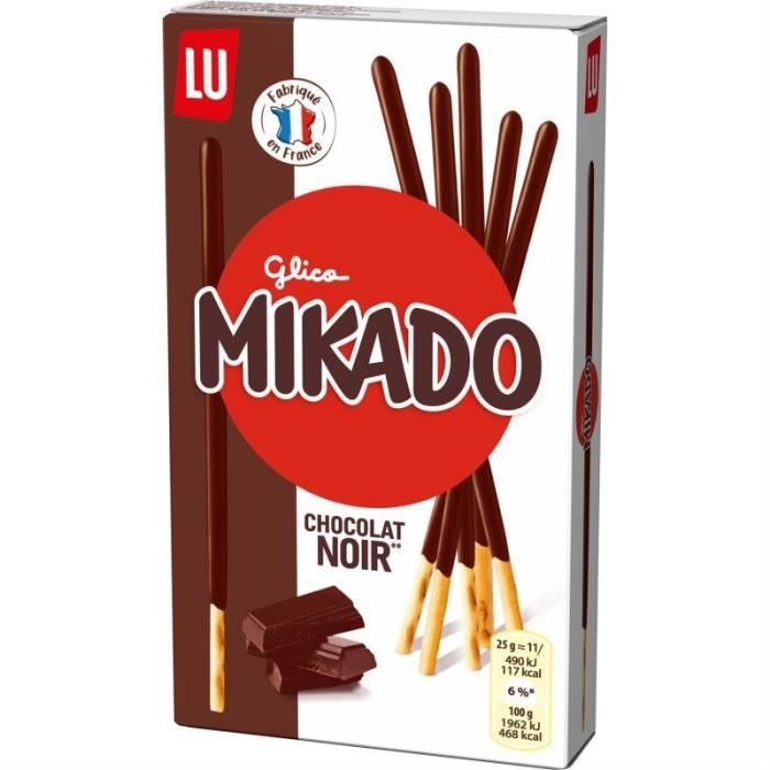 MIKADO - Mikado Chocolat Noir 90G - Lot De 4