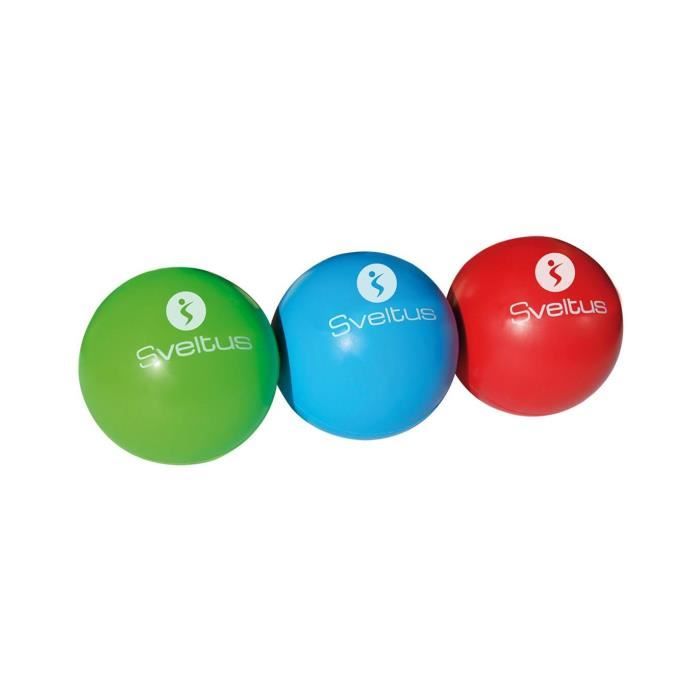 SVELTUS - Set de 3 balles de motricité