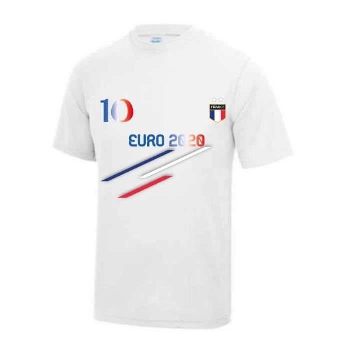 blanc Maillot - Tee shirt foot Fran