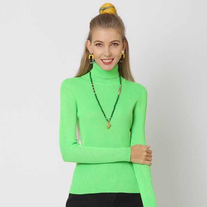 Pulls Femme Automne - chandail à col - FE15QVN